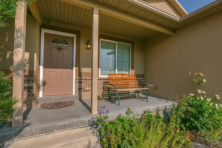 View of a front porch